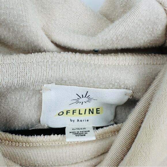 Offline | by Aerie Soft Relaxed Fit Crop Hoodie Size Extra Large - Picture 4 of 4